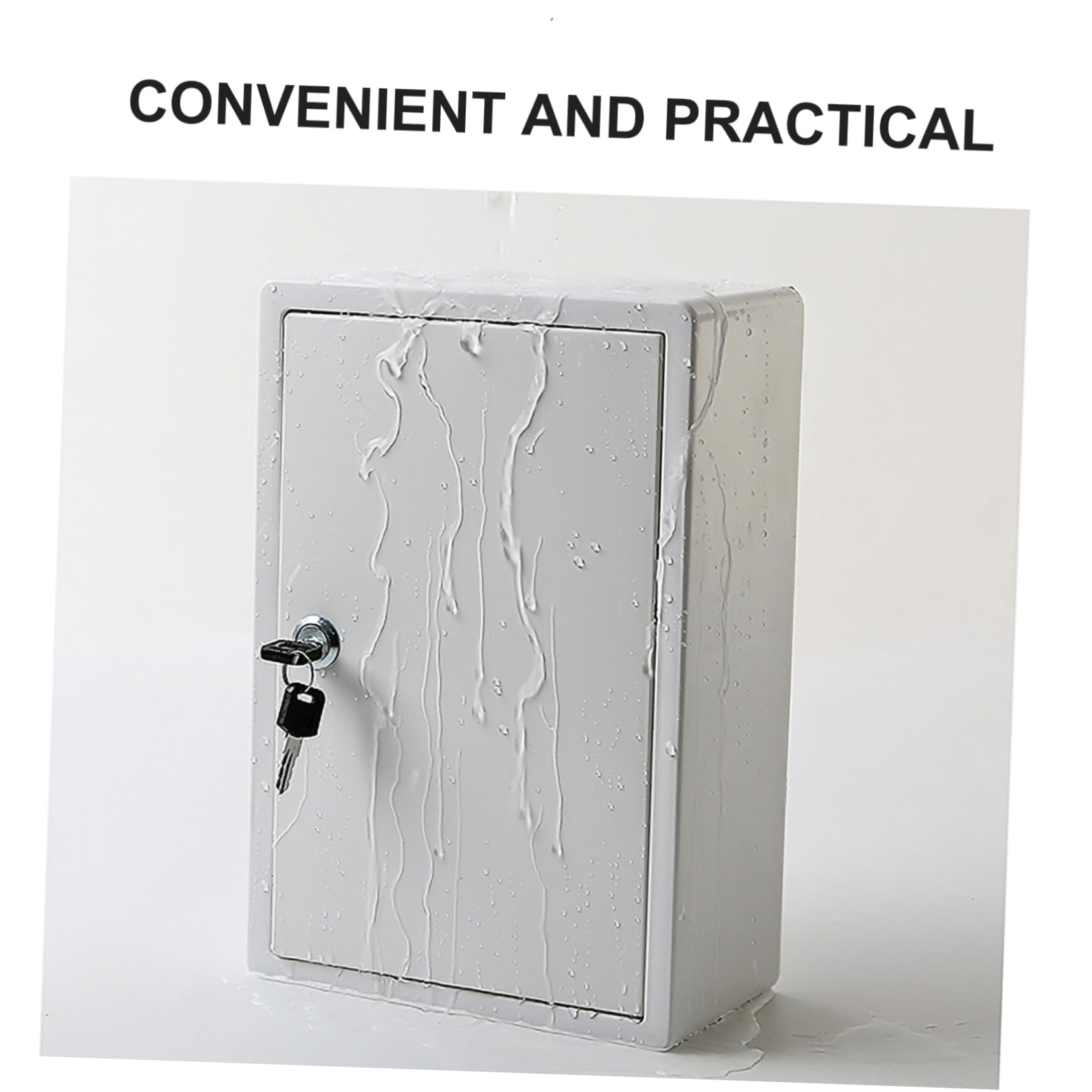 balacoo Wall Mount Milk Box with Lock Versatile Plastic Case for Home Use Secure Storage for Milk Bottles and Mail Easy to Install Simple Design for Families