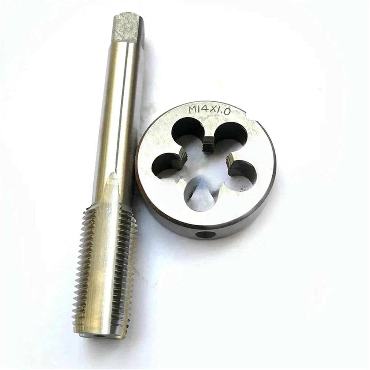 Precision Machine Thread Taps & Round Die Sets M11 M12 M13 HSS Tooling Metric Hand Tap Die Kit M14 M15 M16 M12x1.75 M14x2 M16x1(M12x1.25)