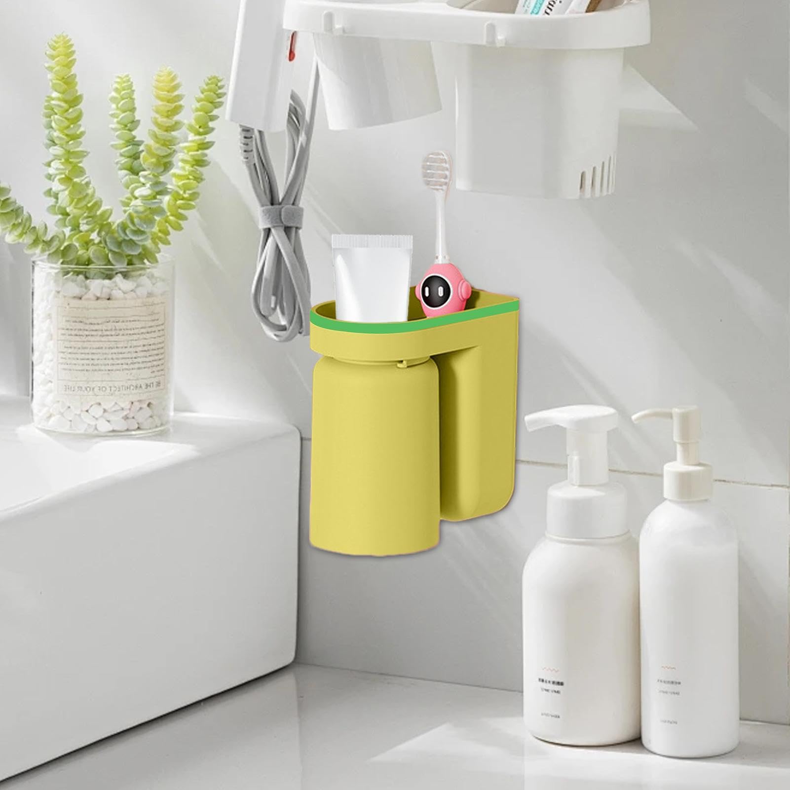 Porta spazzolino da denti, supporto per spazzolino da denti Organizer per