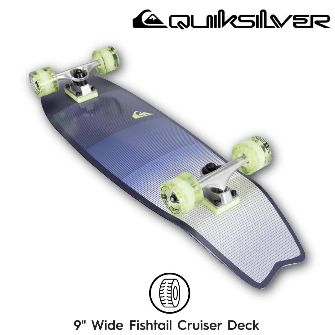 希少　QUIKSILVER スケートボード Amazon.com : Quiksilver Cruiser Skateboard – 32.5