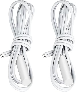 WR55X10025 Temperature Sensor (2pcs) Compatible with GE Refrigerators Replaces 914093,AP3185407,AH304103, EA304103