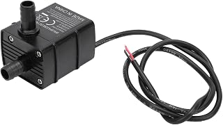 Sorandy 水中ポンプ 小型 魚槽 池用 DC12V 4.5W | IP68 ブラシレス噴水ポンプ、PC ハウジング、9.8 フィートリフト、LED インジケーター