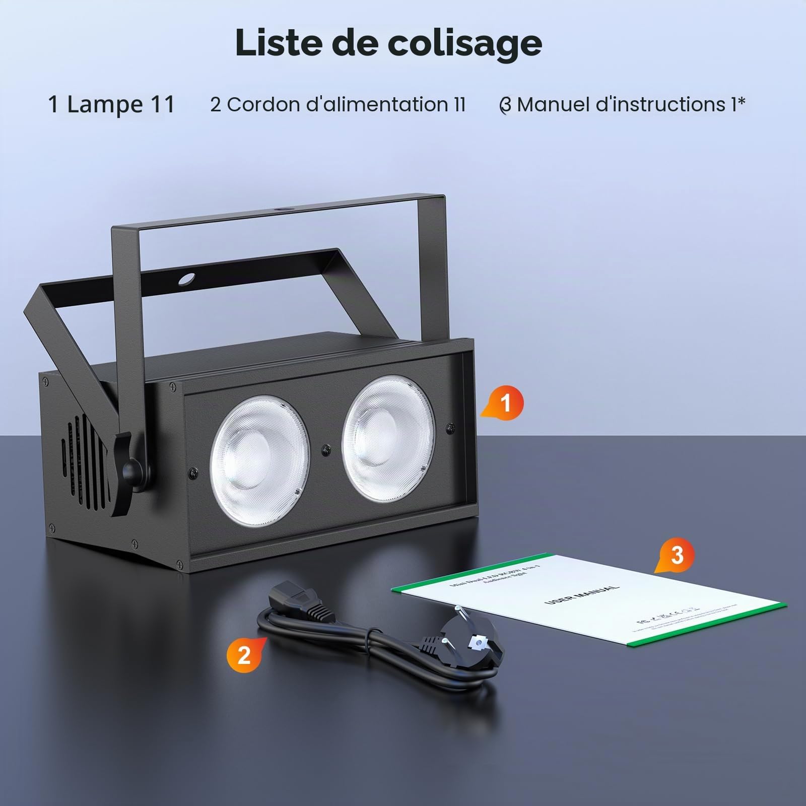 RGBW Par LED Lumière de Scène 150W Lumière Fête DMX 8CH Éclairage de Scène, Lumière Soirée DJ pour Bar Fête Théâtre Projecteur Mariage