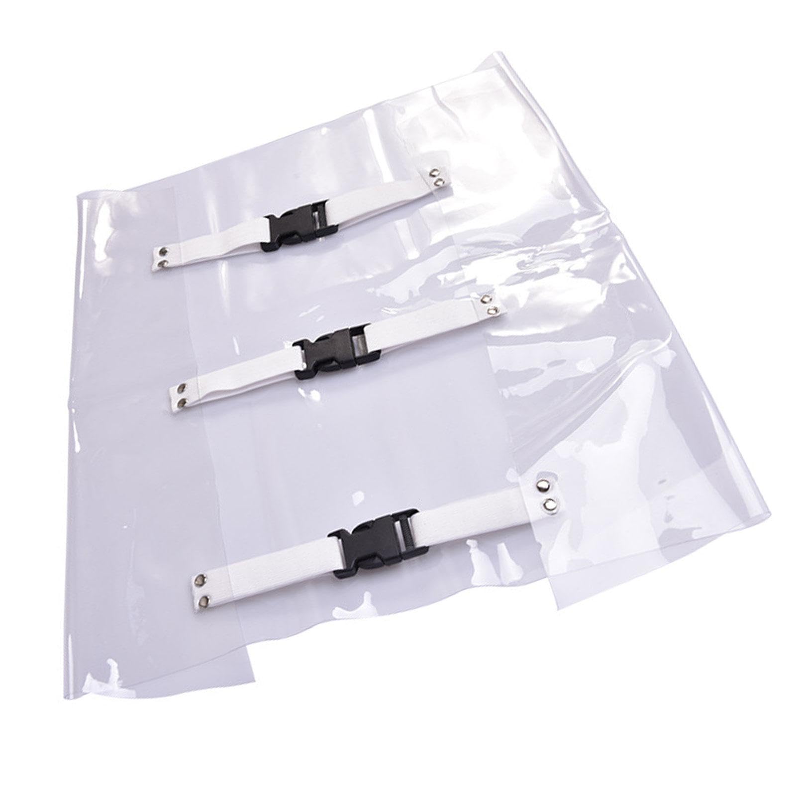 Oshhni Couvre-pieds de fauteuil dentaire, imperméable, facile à installer, transparent, avec bande élastique, remplacement Direct, housse de protection pour