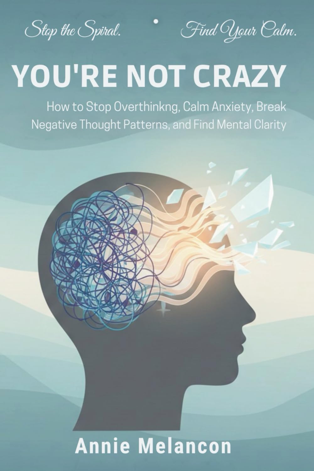 YOU’RE NOT CRAZY.: How to Stop Overthinking, Calm Anxiety, Break Negative Thought Patterns, and Find Mental Clarity.