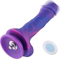 Vista 11 de Hismith Consolador anal vibrador de 7.28 pulgadas con 3 velocidades + 4 modos con sistema KlicLok, tapón de silicona para usuarios avanzados