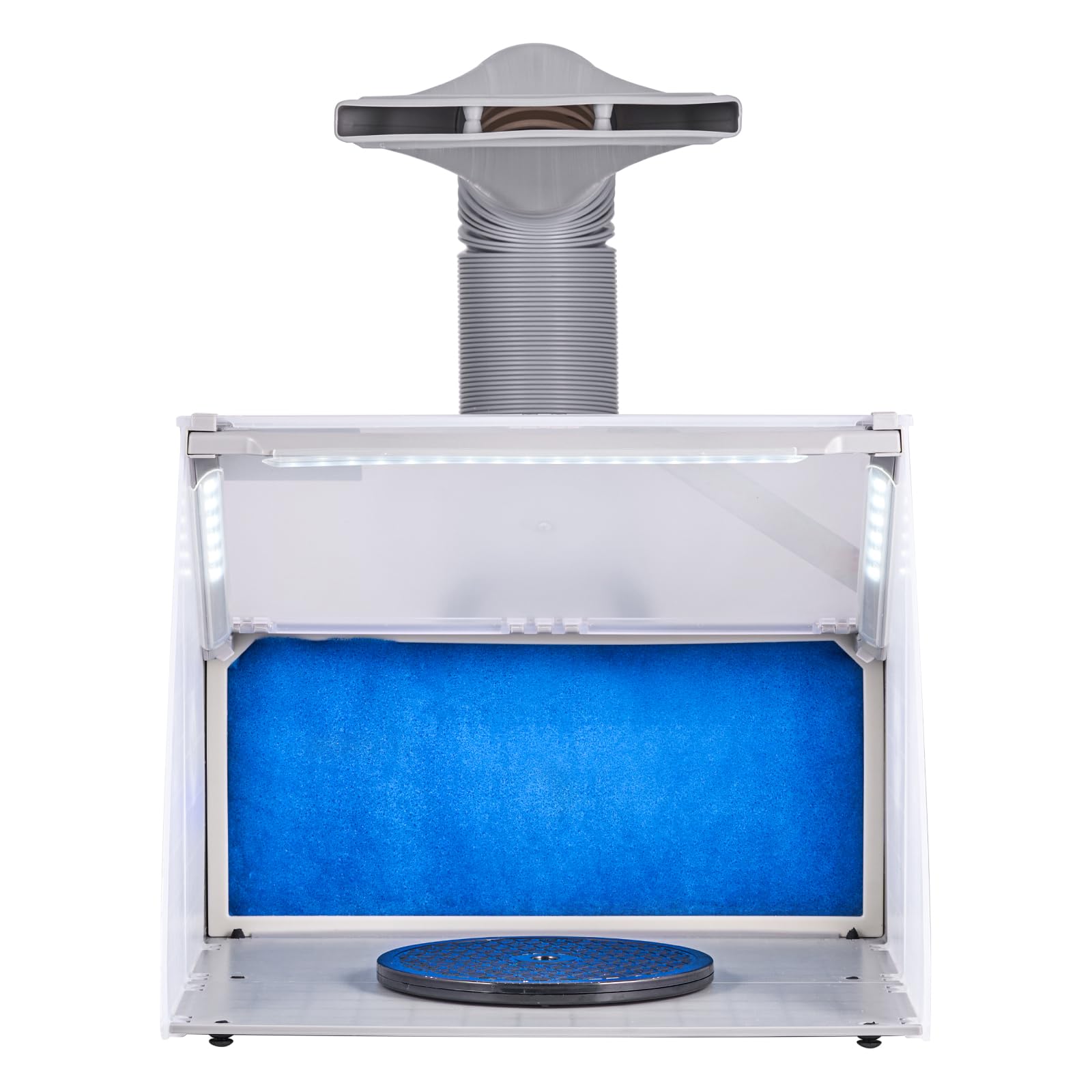 VEVOR Cabina di Verniciatura per Aerografo, Set cabina di verniciatura per aerografo 4 m³/min, Luci a LED, Ventola di scarico tubo di prolunga, per Dipingere modelli, Artigianato, Modellini di torte