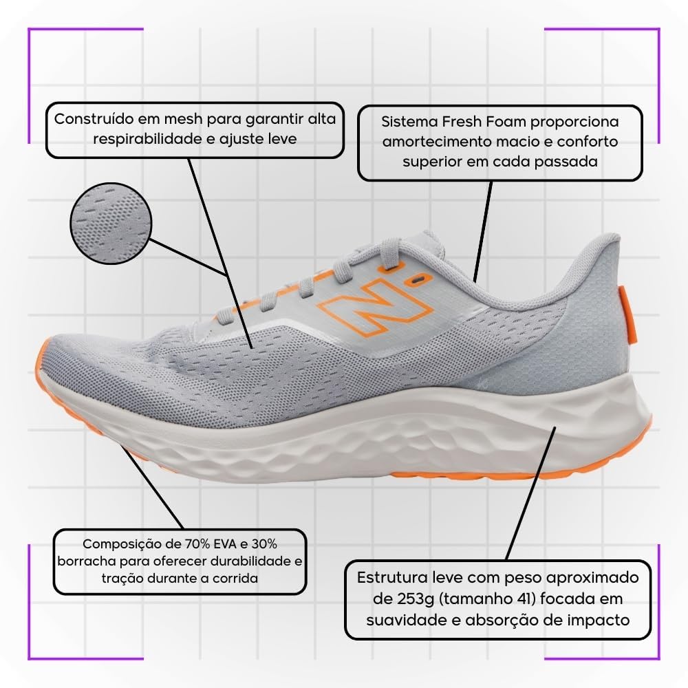 Tênis New Balance Tenis New Balance Fresh Foam Arishiv4 Masculino masculino Tênis New Balance Tenis New Balance Fresh Foam Arishiv4 Masculino masculino