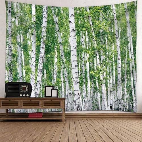 Tapisserie murale forêt contre les murs froids : sublimez la chambre d'enfant en tissu 200x200