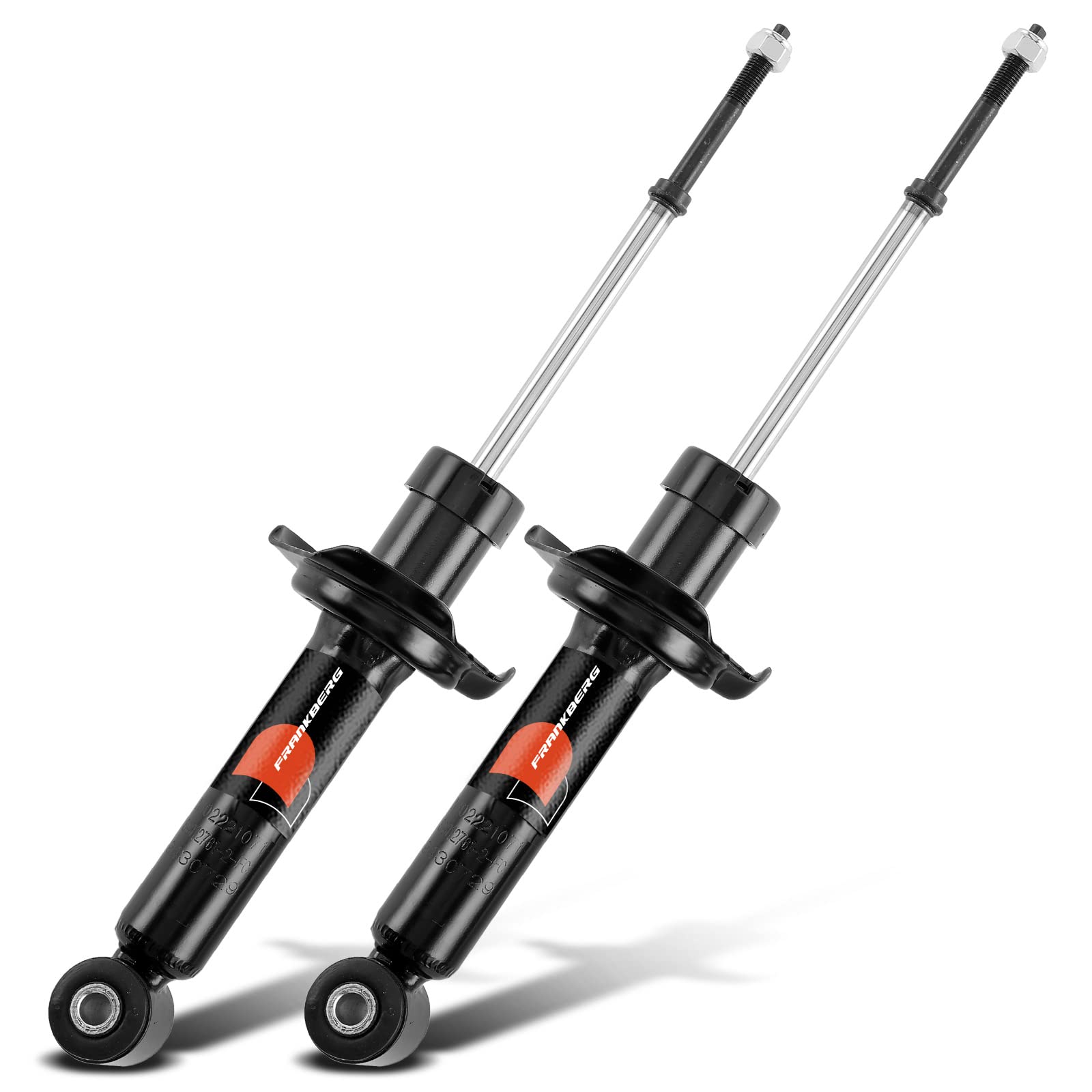 Frankberg 2 amortiguadores traseros 389 mm presión de gas 56210BM400 | Compatible con: Almera II N16, Almera II Hatchback N16