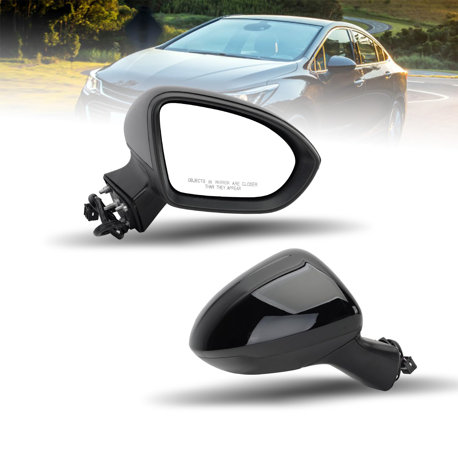 Photo 1 of VMDCcdz Passenger Side View Mirror for 2016-2019 Chevy Cruze
