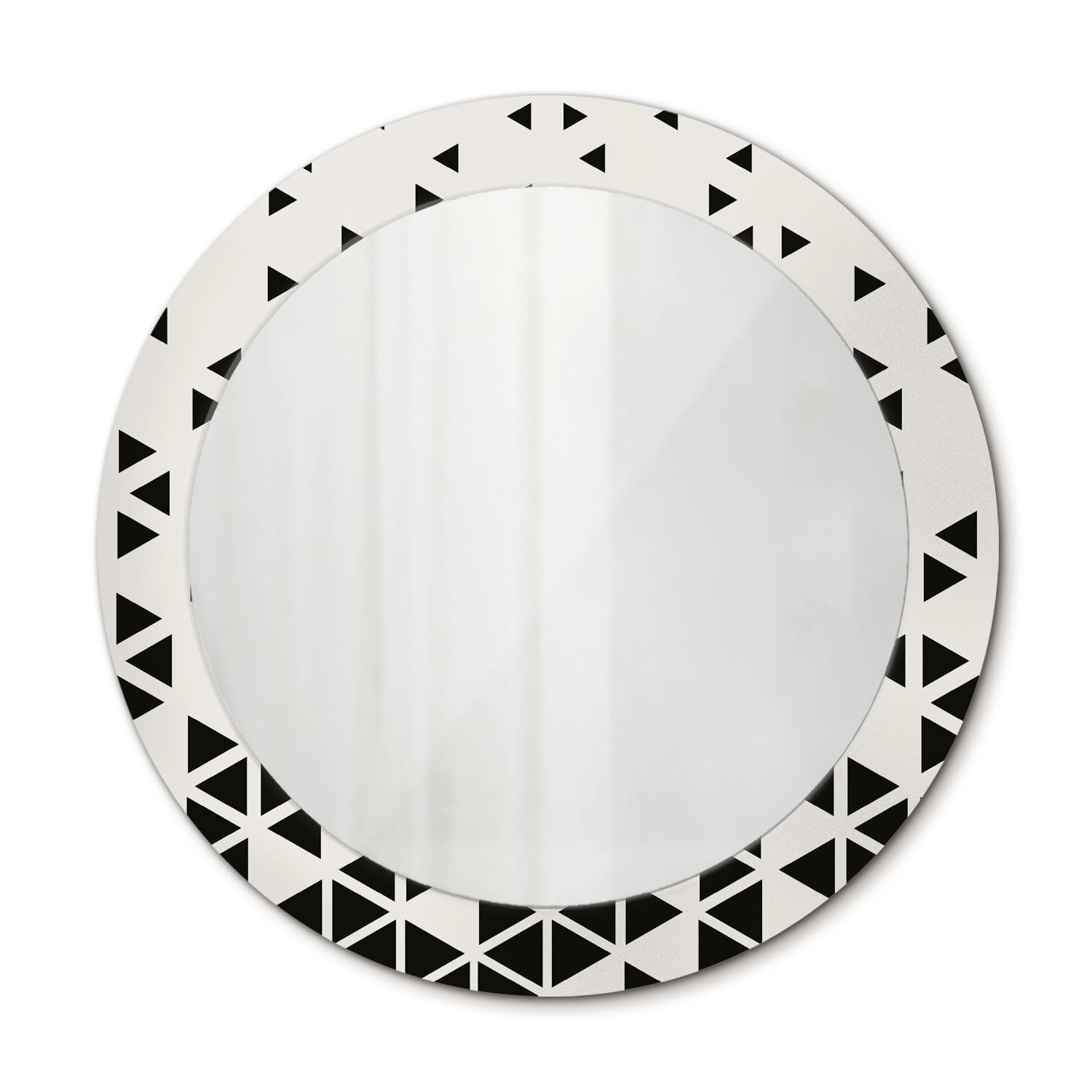Miroir avec impression de style minimaliste pour illuminer la chambre