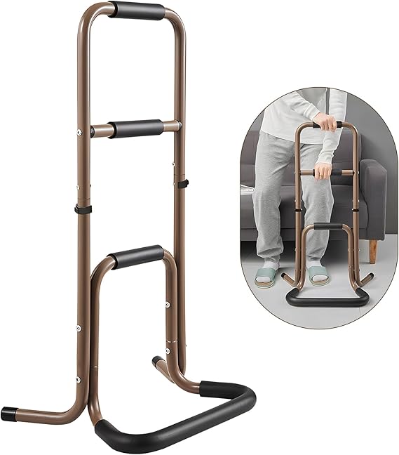 EasyVibe Stand Assist Aid for Elderly & Couch Stand Assist - Adjustable Sit to Stand Lift for Seniors with Anti-Tip Wide Base, Portable Chair Assist Handle, Safety Mobility Support for Handicap