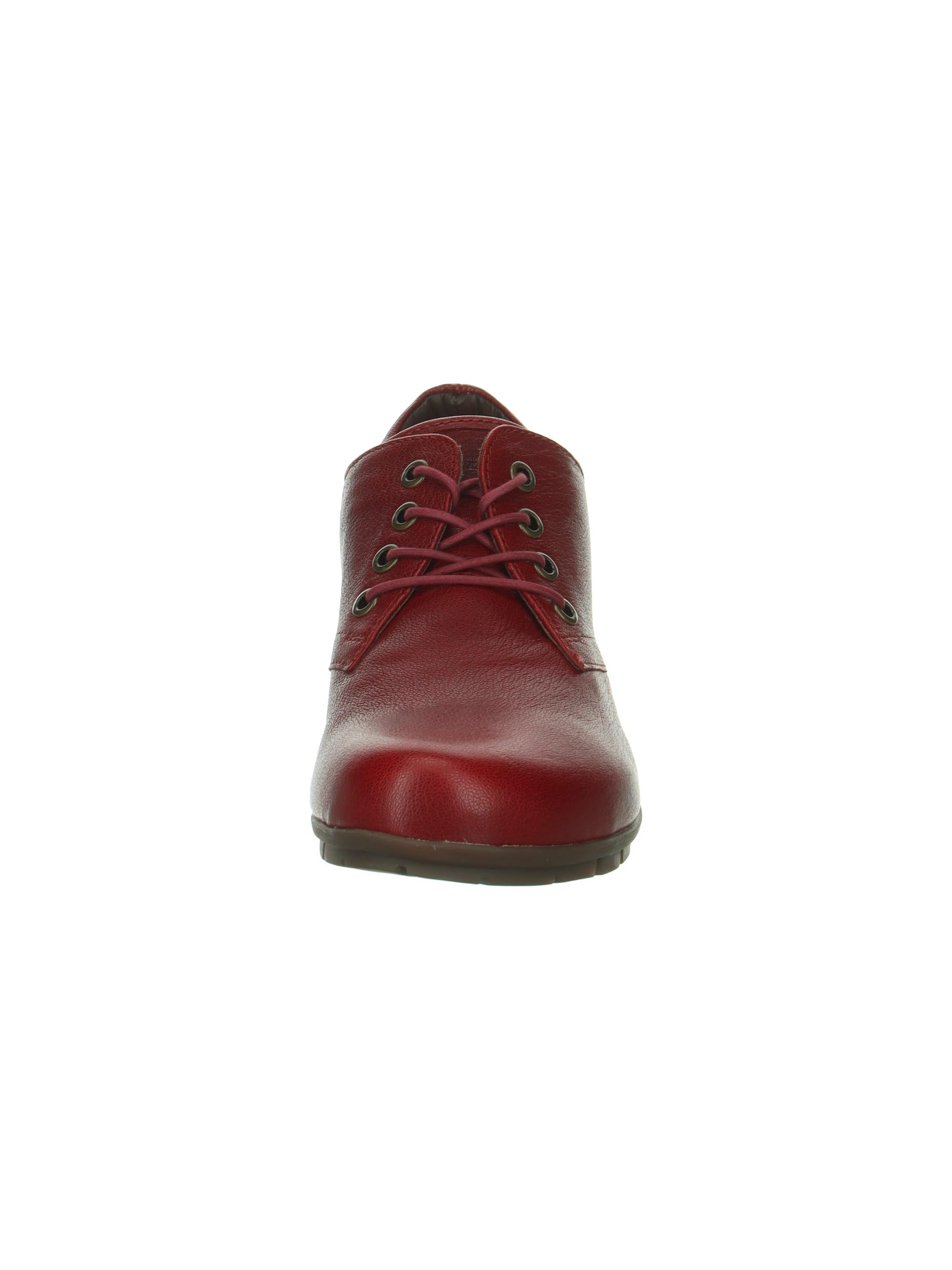 Think! Menna 3-000093Sneaker - Zapatillas de Piel curtida para Mujer, Melograno 5050, 41 EU