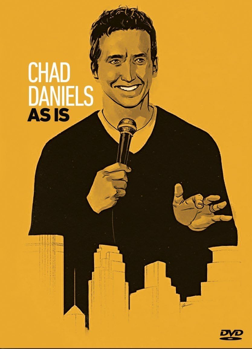 Chad Daniels As Is DVD edición Italia para una noche de risas y comedia en casa