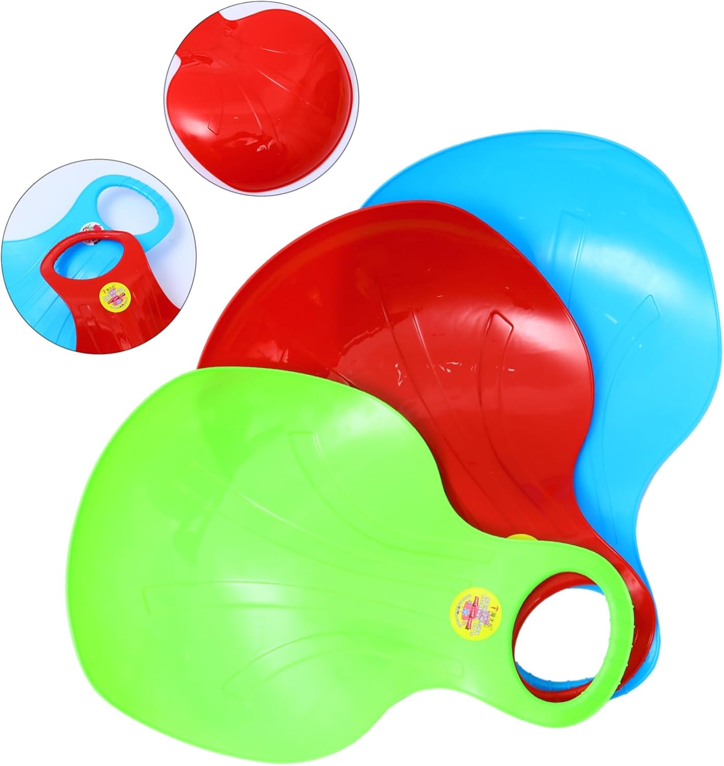 Grass Sleigh Slider for Boys and Girls 3pcs Boys and Girls Ski Sled Set Lightweight Design