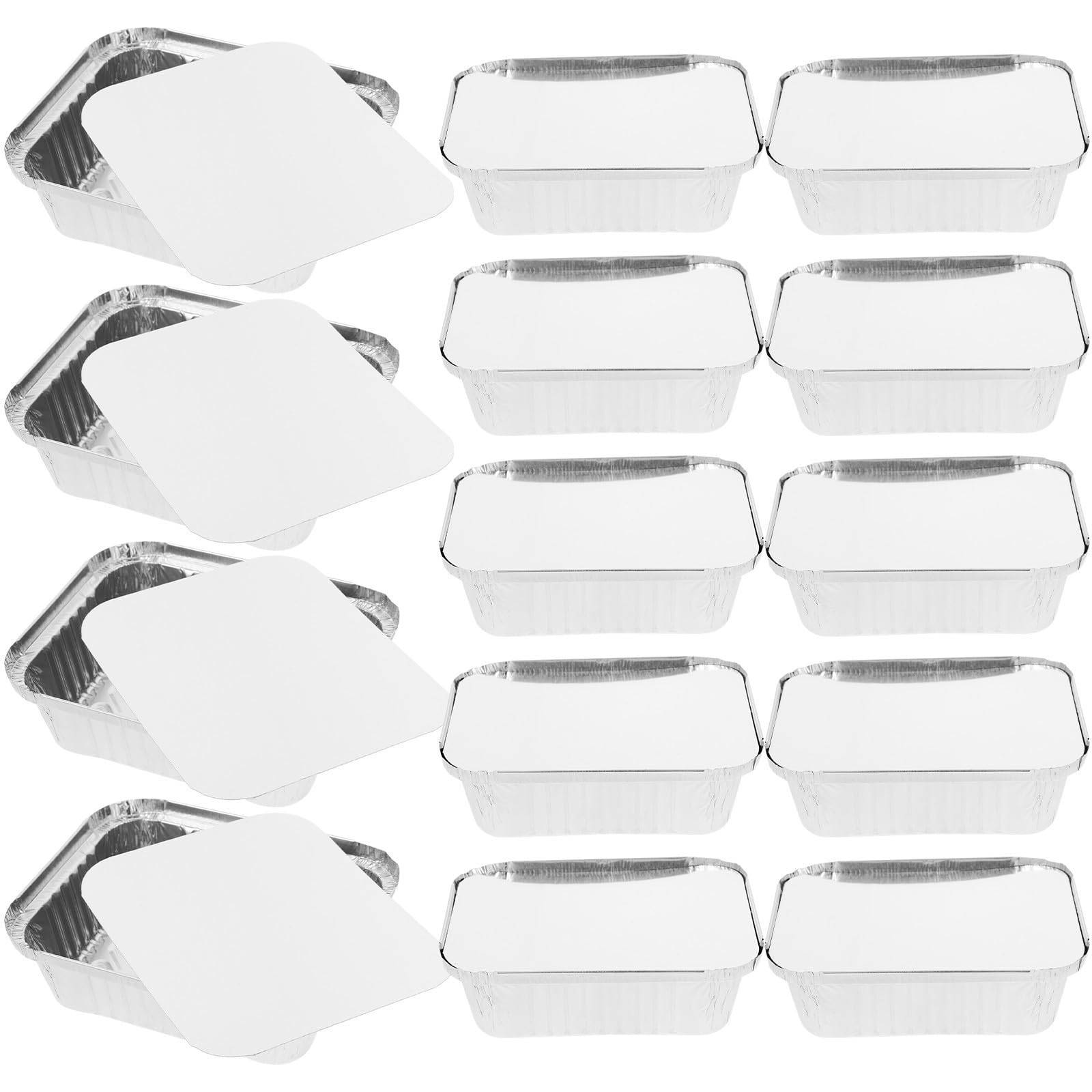 Moldes de aluminio desechables resistentes al calor para almacenamiento de alimentos