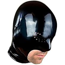 Latex Hood Rubber Mask Handmade for Men Women,LATEX Head Cover Masks Open Mouth with Back Zipper