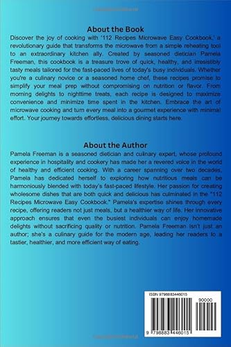 112 Recipes Microwave Easy Cookbook: Quick and Tasty Microwave Meals: Effortless Recipes for Busy Li