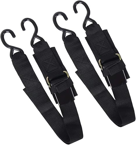 Miniatura 5 de XSTRAP STANDARD Correas de amarre para remolque de barco marino, 2 pulgadas x 4 pies, 2 unidades