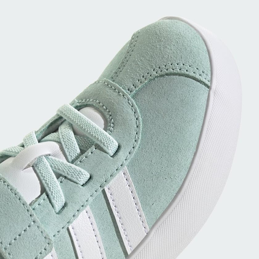 Image of adidas Kids' VL Court 3.0 Elastic Lace & Strap Shoe