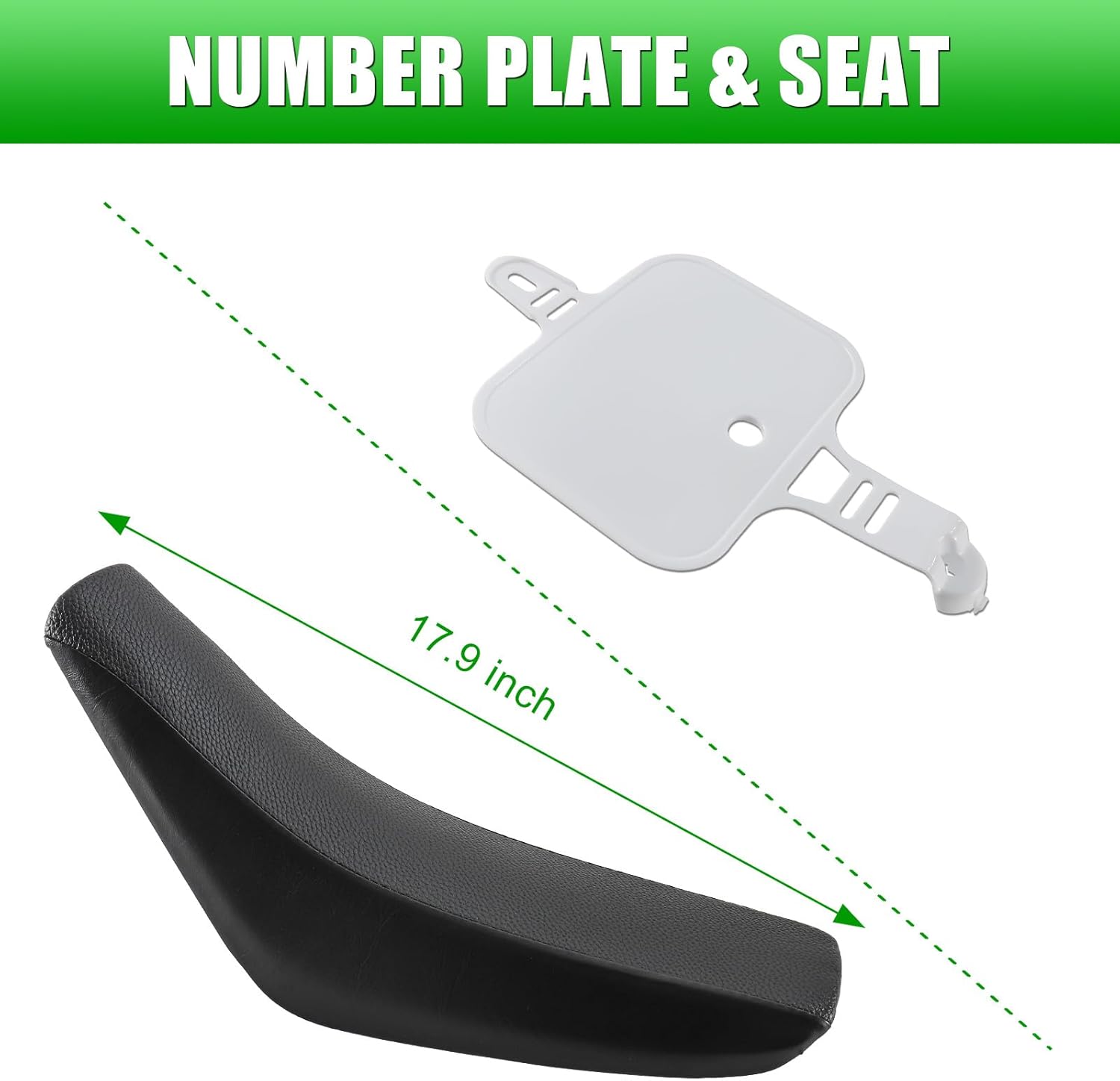 ABS Plastics Kit with High Elasticity Tall Seat, Pit Dirt Bike Plastic Fender, Thicker Plastics Compatible with Honda XR50R CRF50F XR50 CRF50 SDG SSR 50cc-110cc Pit Dirt Bike