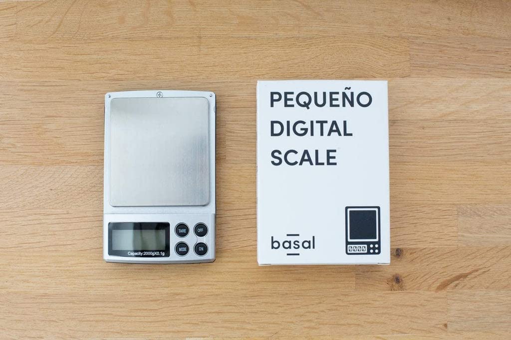 Pequeño Digital Scale for Coffee Grinding/Measuring/Brewing