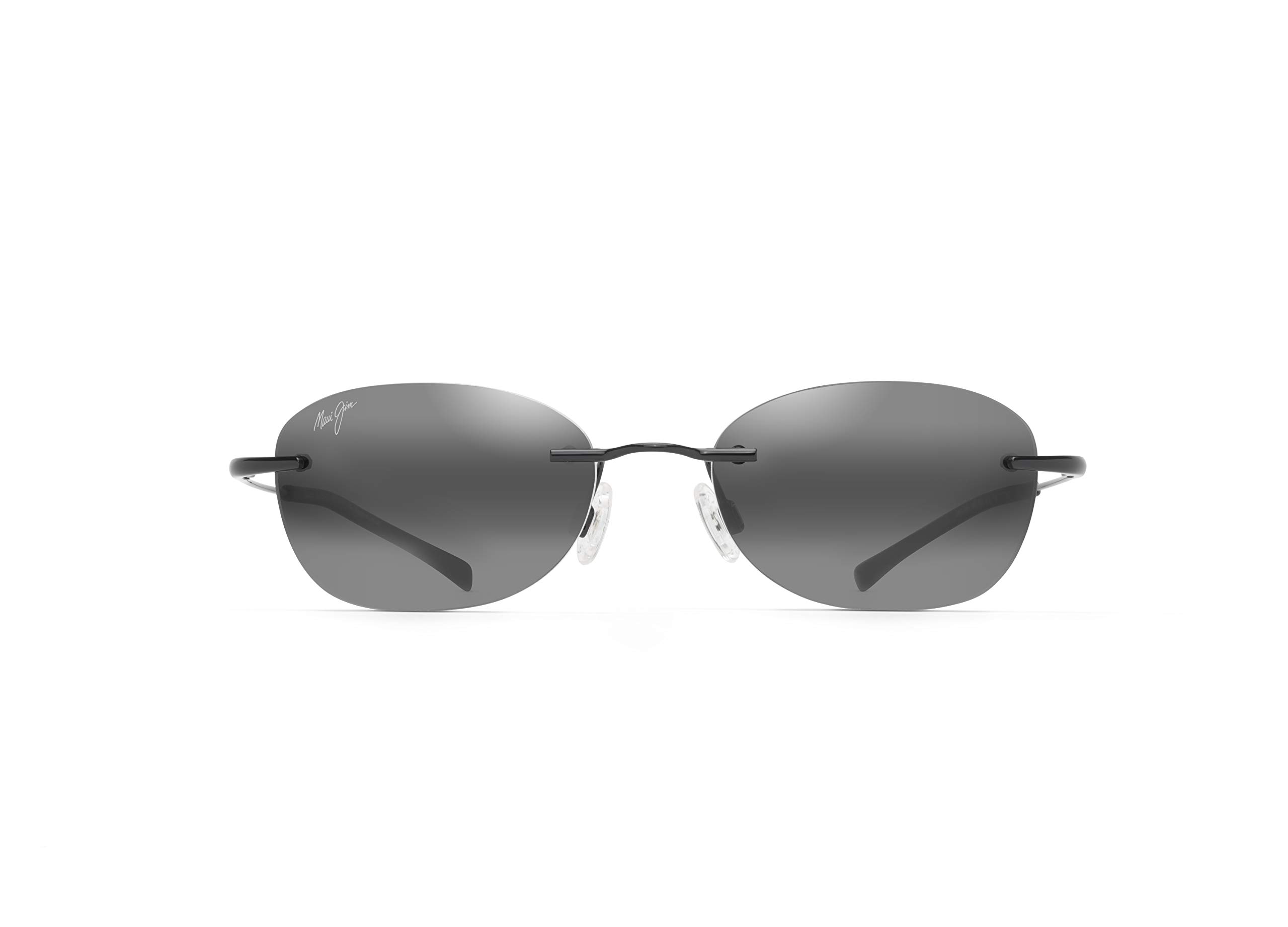 Maui Jim Sunglasses, Grey AKI AKI Black Gloss, S