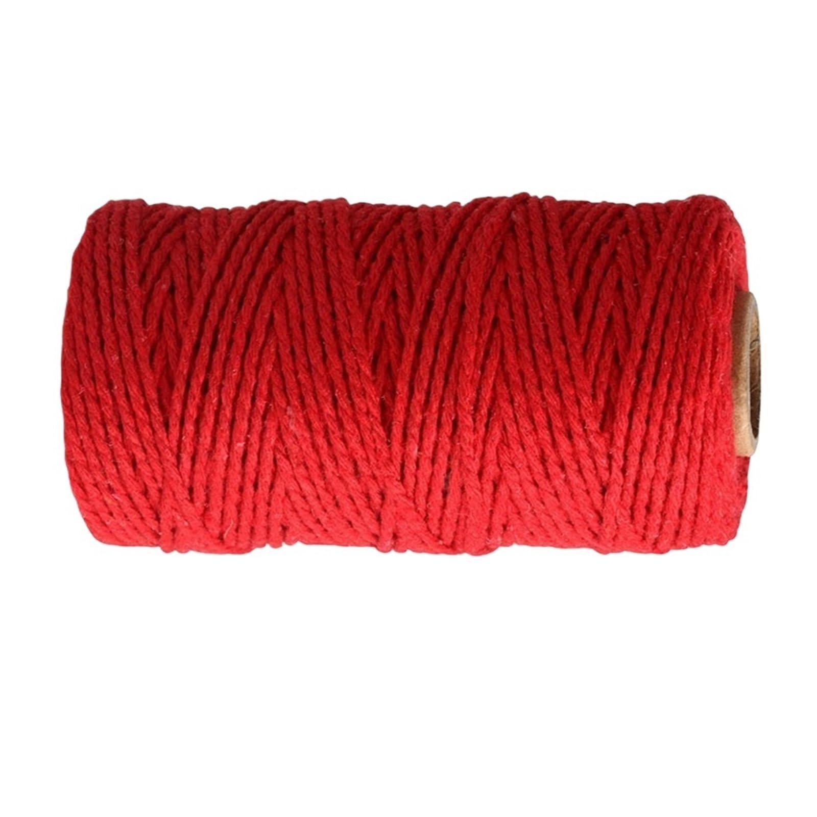 2mm 100M(3937") Beige Macrame Cord Thread Handmade Crafts Cotton Twisted Twine Rope String Home Textile Wedding Party Decor(1)