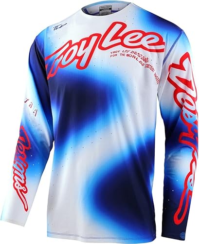 Miniatura 1 de Troy Lee Designs 2023 Youth GP Pro Jersey - Lucid (X-SMALL) (WHITEBLUE)