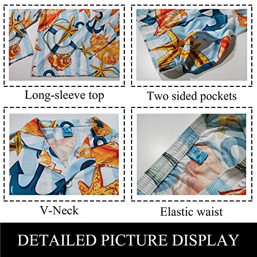 Custom Personalized Pajama Set for Women Picture Print Long Sleeve Sleepwear Button Down Nightwear3