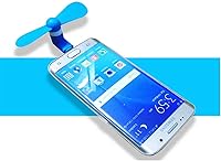 Vista 4 de EX ELECTRONIX EXPRESS Paquete de 6 ventiladores microUSB eléctricos portátiles para teléfonos inteligentes y tabletas, micro USB