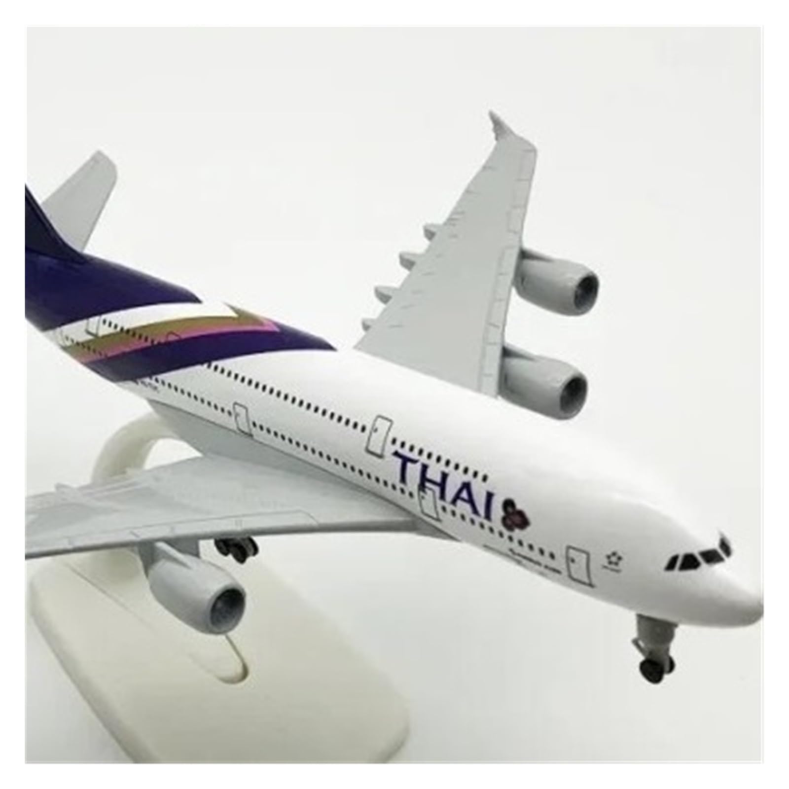 Dekorierte Flugzeugmodelle 20 cm for Thailand AIR Thai 380 A380 Airways Flugzeugmodell Druckgusslegierung Flugzeugmodell Party Geschenke
