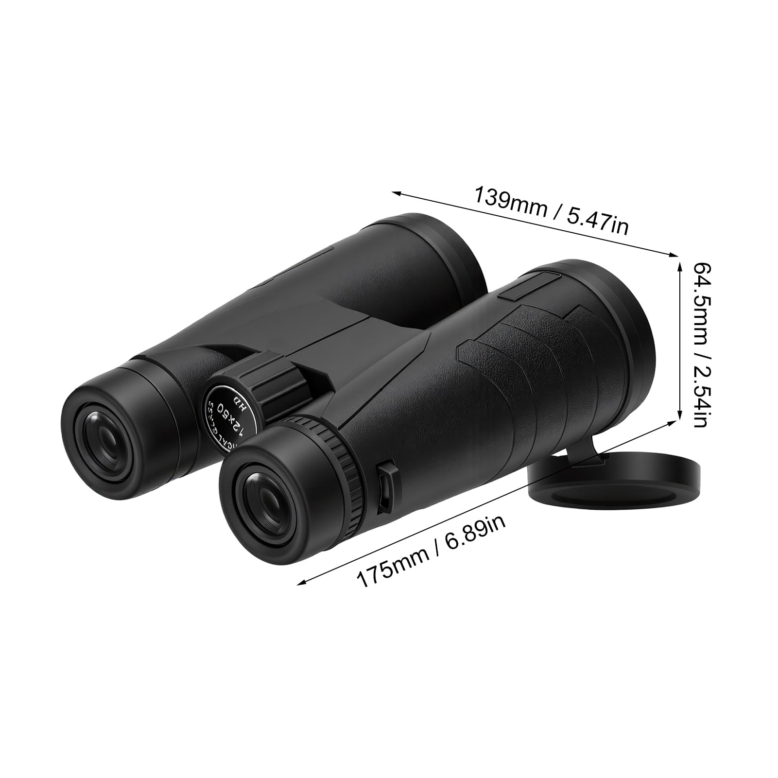 Binocolo 12x50, HD con Lente Multistrato per Campeggio