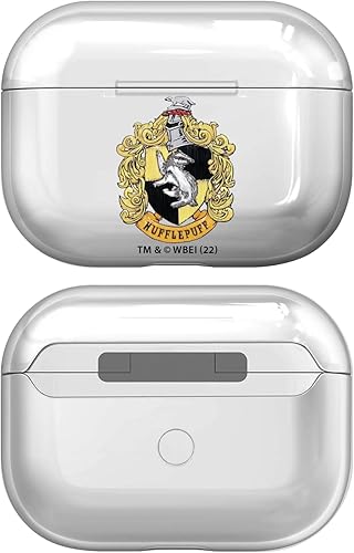 Miniatura 7 de Head Case Designs Funda de cristal duro transparente con licencia oficial de Harry Potter Ravenclaw Crests and Shields compatible con Apple AirPods