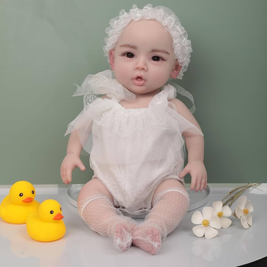 Amazon.co.jp: 45センチメートルフルシリコーンドール赤ちゃんの