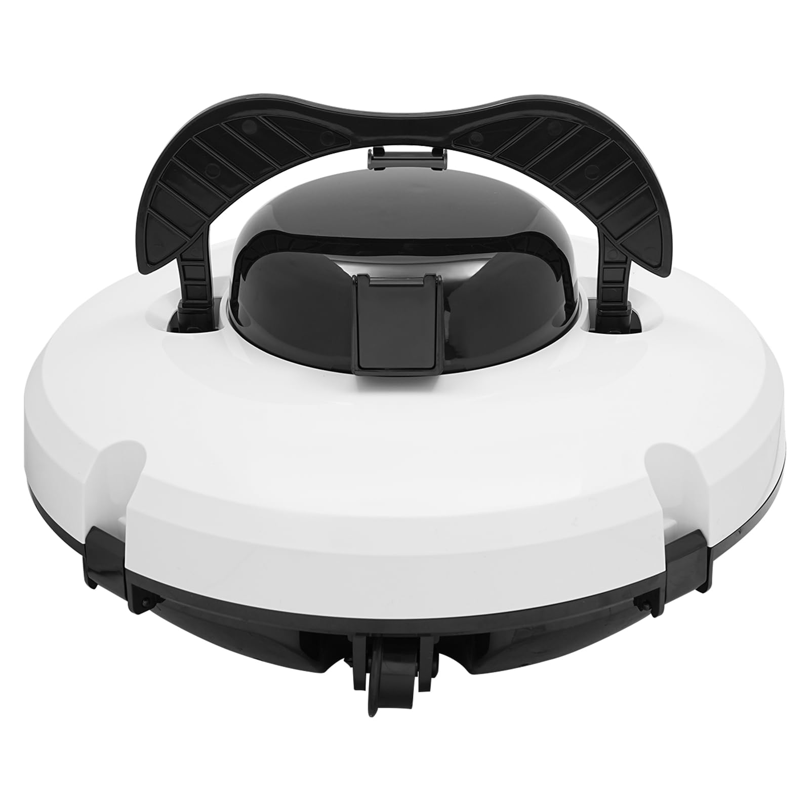 Poolroboter Akku Kabellos, 120 Min, Bis 100 Qm, Weiß | Kabelloser Poolsauger mit 5200 mAh, 180 Mikrometer Filter, Selbstparken und Bodenreinigung für flache Pools
