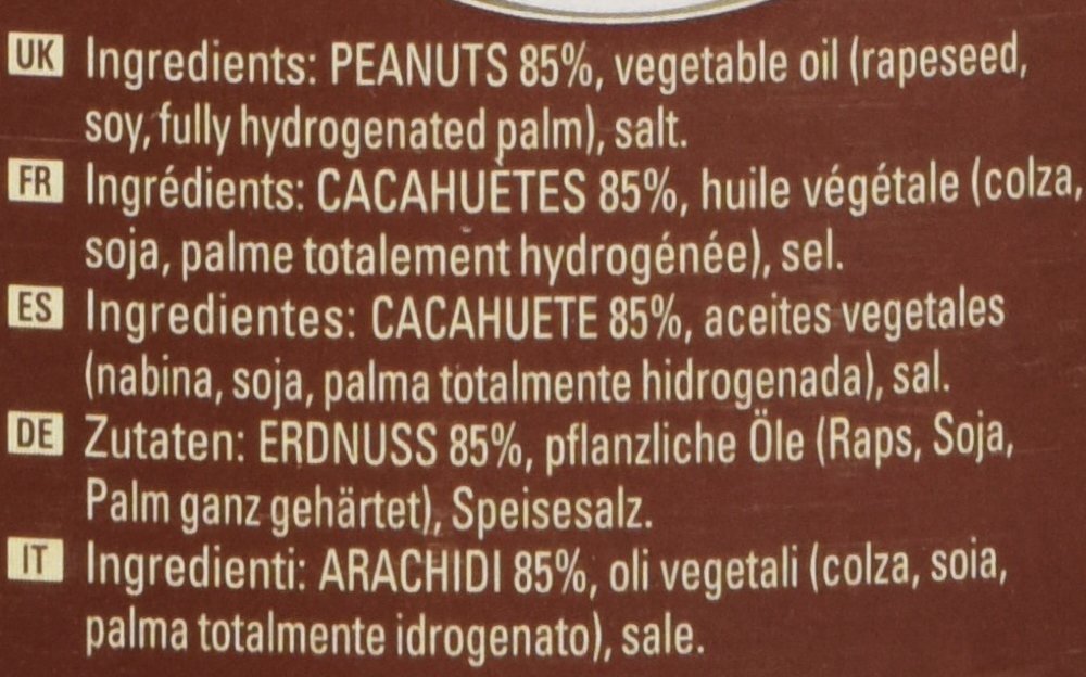 Calvé Burro d'Arachidi - 350 gr - [confezione da 6]