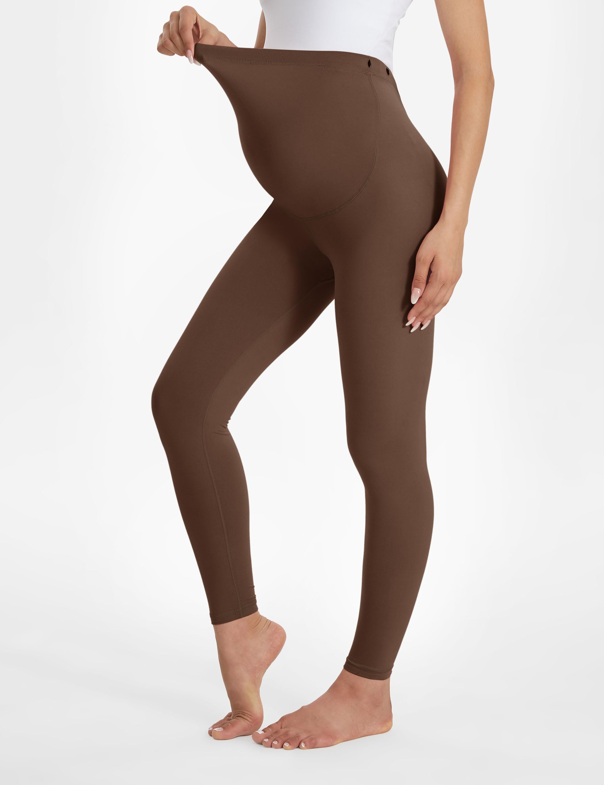 Buttergene Creamlush Umstandsleggings für Damen, Umstandsleggings für Yoga, Schwangerschaft, 4 Stück