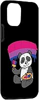 Vista 3 de iPhone 14 Pro Panda Painting Animal LGBTQ Bisexual Flag Gay Pride Ally Bi Case