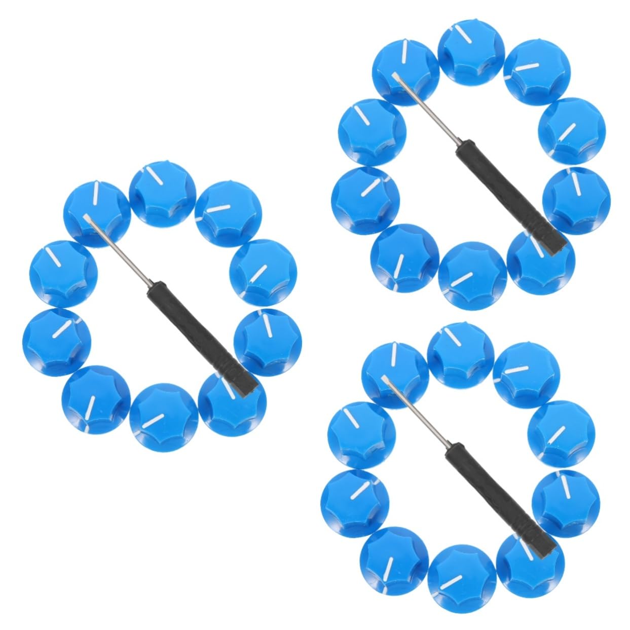 BESPORTBLE 1 Set Mxr Potentiometer Knobs Decorative Guitar Amplifier Knobs with Screwdriver for Electric Guitar Volume Control and Audio Equipment Replacement