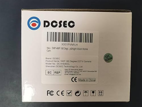 Miniatura 12 de Cámara de seguridad de domo gran angular de 5MP 4MP 180 grados HD-TVICVIAHD960H analógica 4 en 1 súper híbrido HD CCTV vigilancia 0.067 in lente ojo