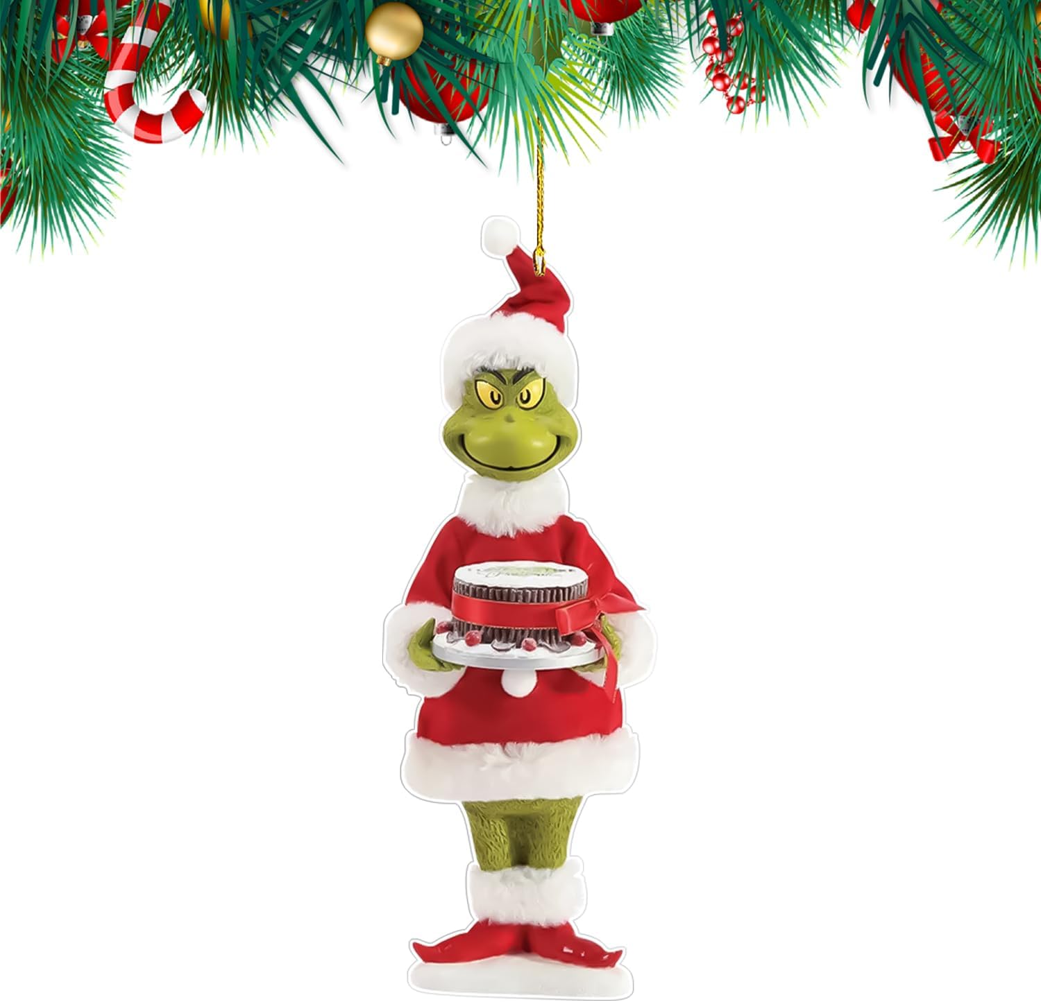 Christmas Tree Decorations – 2024 Christmas Ornaments, Funny Green Doll Hanging Pendants for Tree Decor, Acrylic 2D, Perfect for Indoor Home Party, Ideal for Friends & Family (H) Christmas Tree Decorations – 2024 Christmas Ornaments, Funny Green Doll Hanging Pendants for Tree Decor, Acrylic 2D, Perfect for Indoor Home Party, Ideal for Friends & Family (H)
