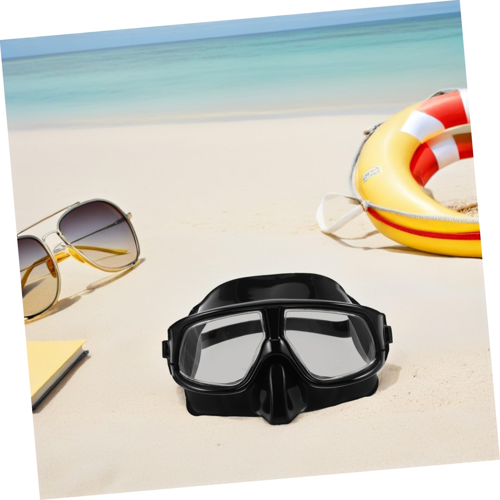 HANABASS de Snorkel con Correa Ajustable para Natación y Buceo Gafas de Piscina con Sello y Diseño Volumen para y Fotografía Submarina Cómoda y Resistente para Diversas Faciales