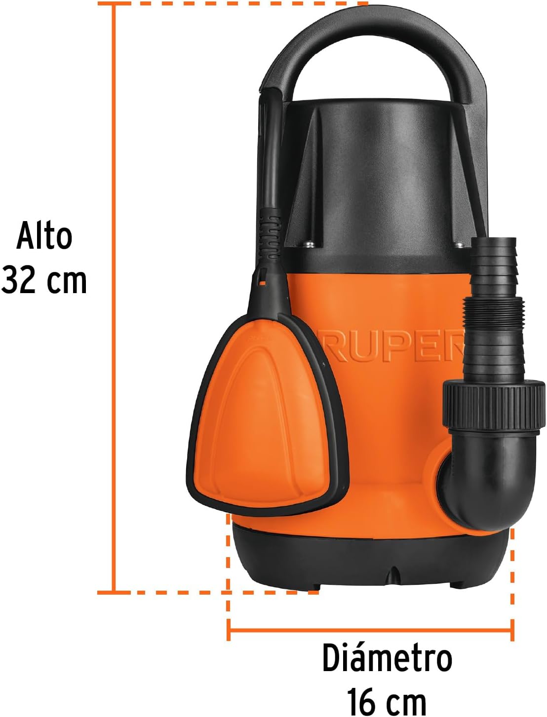 TRUPER BOS-1LP Submersible Clean Water Pumps 1Hp (750 w)