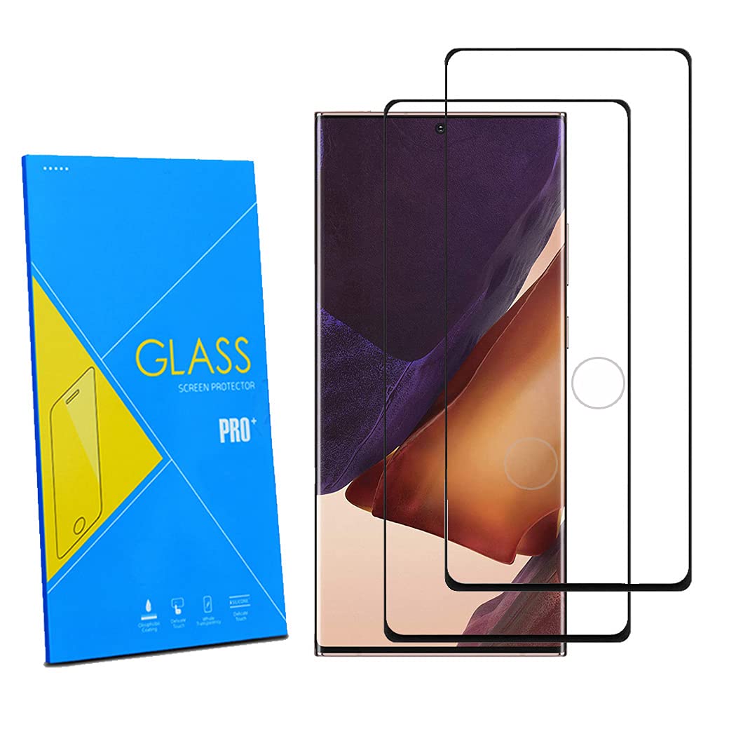 [2-Pack] Screen Protector for Samsung Galaxy Note 20 Ultra Tempered Glass Film, [Compatible with Fingerprint Sensor][Case Friendly][Anti-Scratch][Anti-Shatter] For Samsung Galaxy Note 20 Ultra