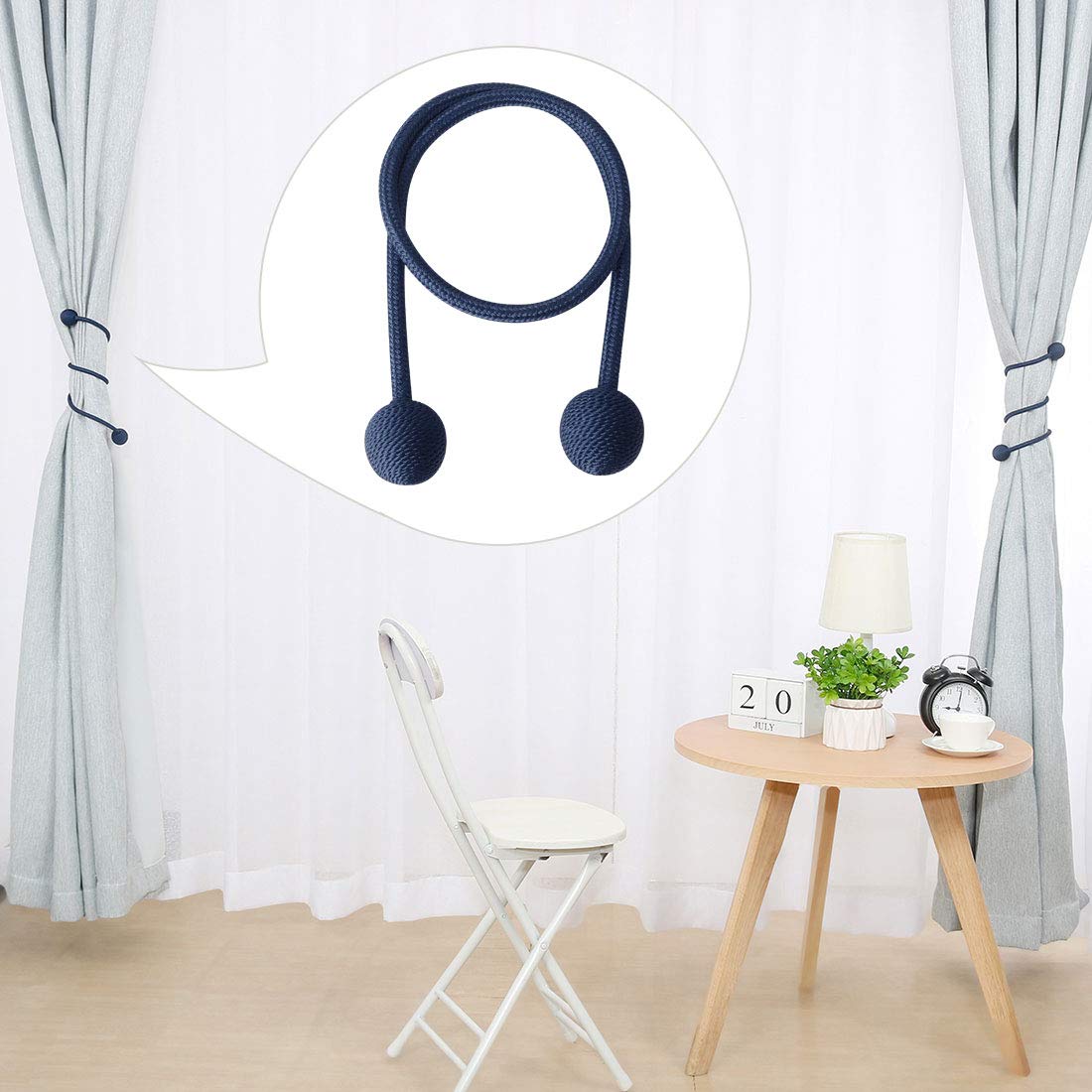 Sourcing Map 2pcs Embrasses U00e0 Rideaux Fenu00eatre Clip Attache De Rideau Corde Pour Du00e9coration Bureau Maison 23 Rideau Retenues Fenu00eatre Glandes Vert