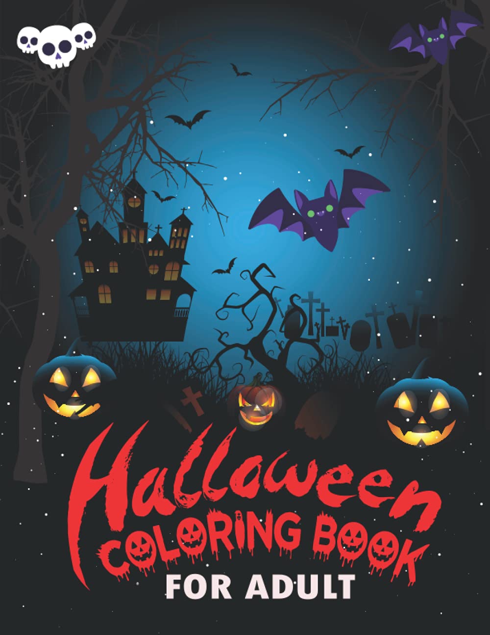Buy halloween coloring book for adult: Halloween Coloring Book 64 ...