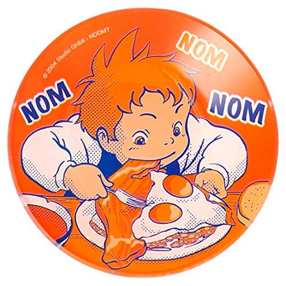 Studio Ghibli - Howl's Moving Castle - Bacon and Eggs, Benelic Yummy! Mini Glass Plate Collection