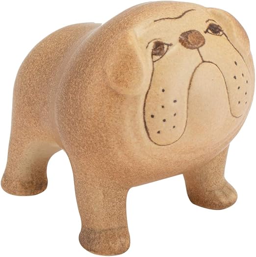 Amazon Lisa Larson リサラーソン Lisa Larson リサ ラーソン ケンネルkennel ブルドッグ Bulldog ブラウン 置物 オブジェ 並行輸入品 仏壇用香炉 オンライン通販